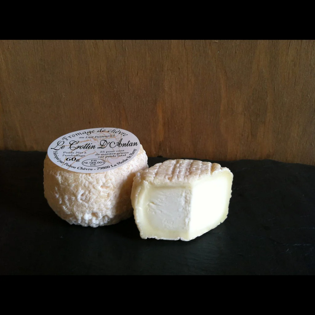 Le Crottin d'Antan, goat's milk, Poitou-Charentes, France, 2x60g - Image 2