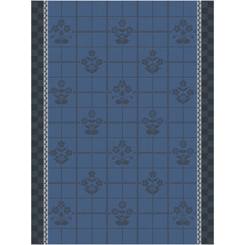 Le Jacquard Français, Lulu Luce Blue Tea Towel, 24x31, 100% Cotton