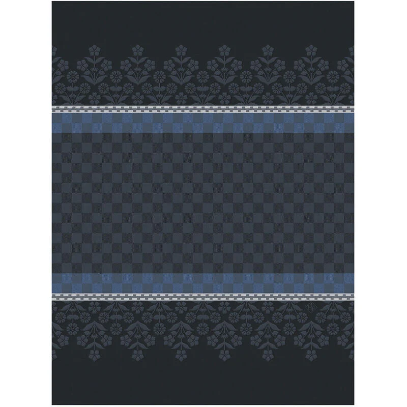 Le Jacquard Français, Lulu Lucien Blue Tea Towel, 24x31, 100% Cotton