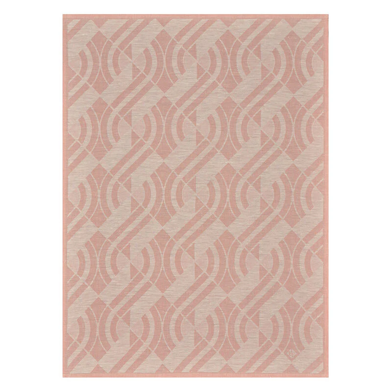 Le Jacquard Français, Neo Pink Crystal Towel, 24x31, 100% Linen