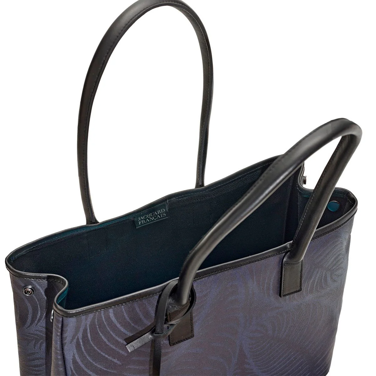 Le Jacquard Français, Palme Blue Shoulder Bag - Image 3