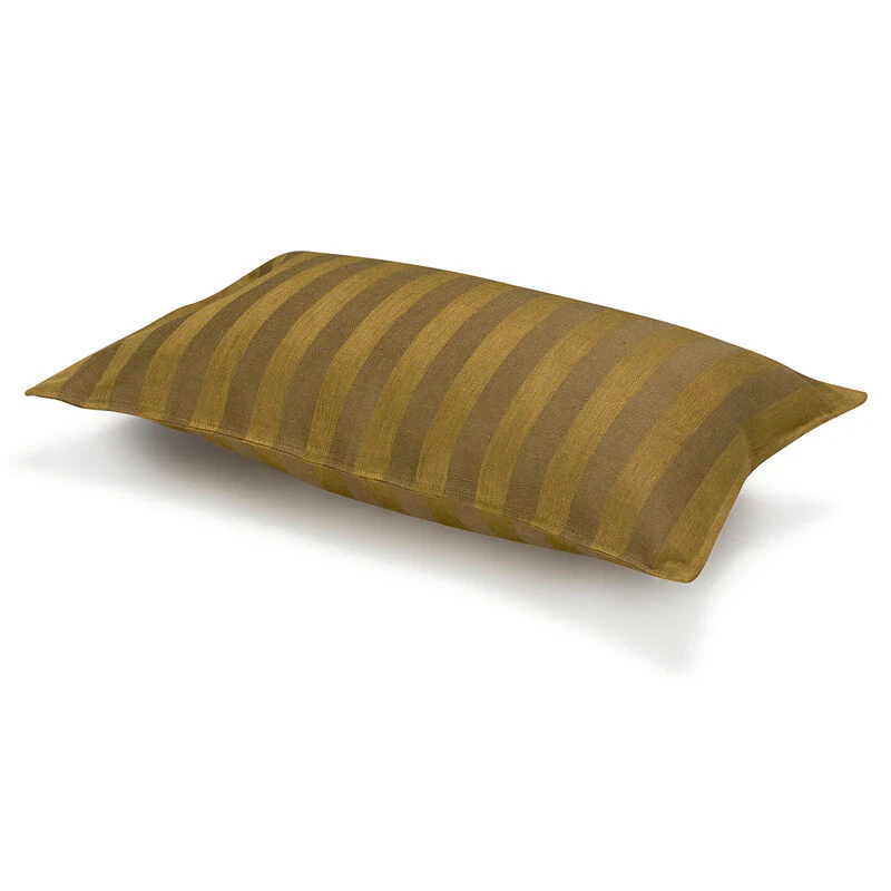 Le Jacquard Français, Souveraine Gold Cushion Cover, 20x12, 100% Linen