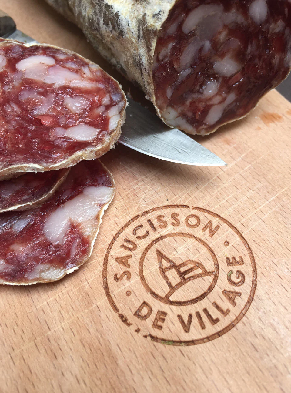 Le Perpezac-Le-Noir Saucisson Au Poivre Vert, "Green Peppercorn Village Sausage", Corrèze, France 250g - Image 2