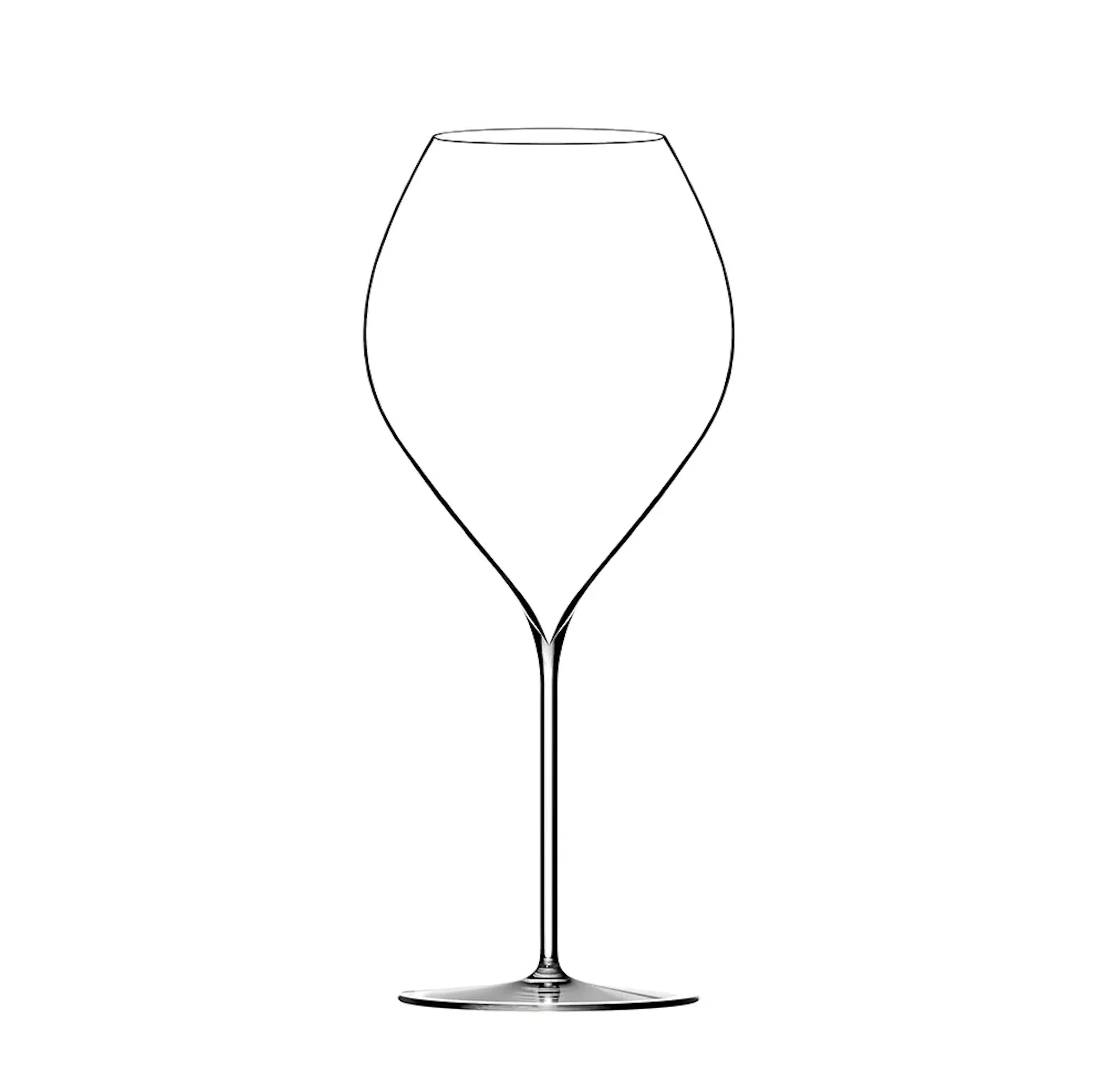 Lehmann "Grand Rouge 70", Mouth Blown Red Wine Glass, 6 pack