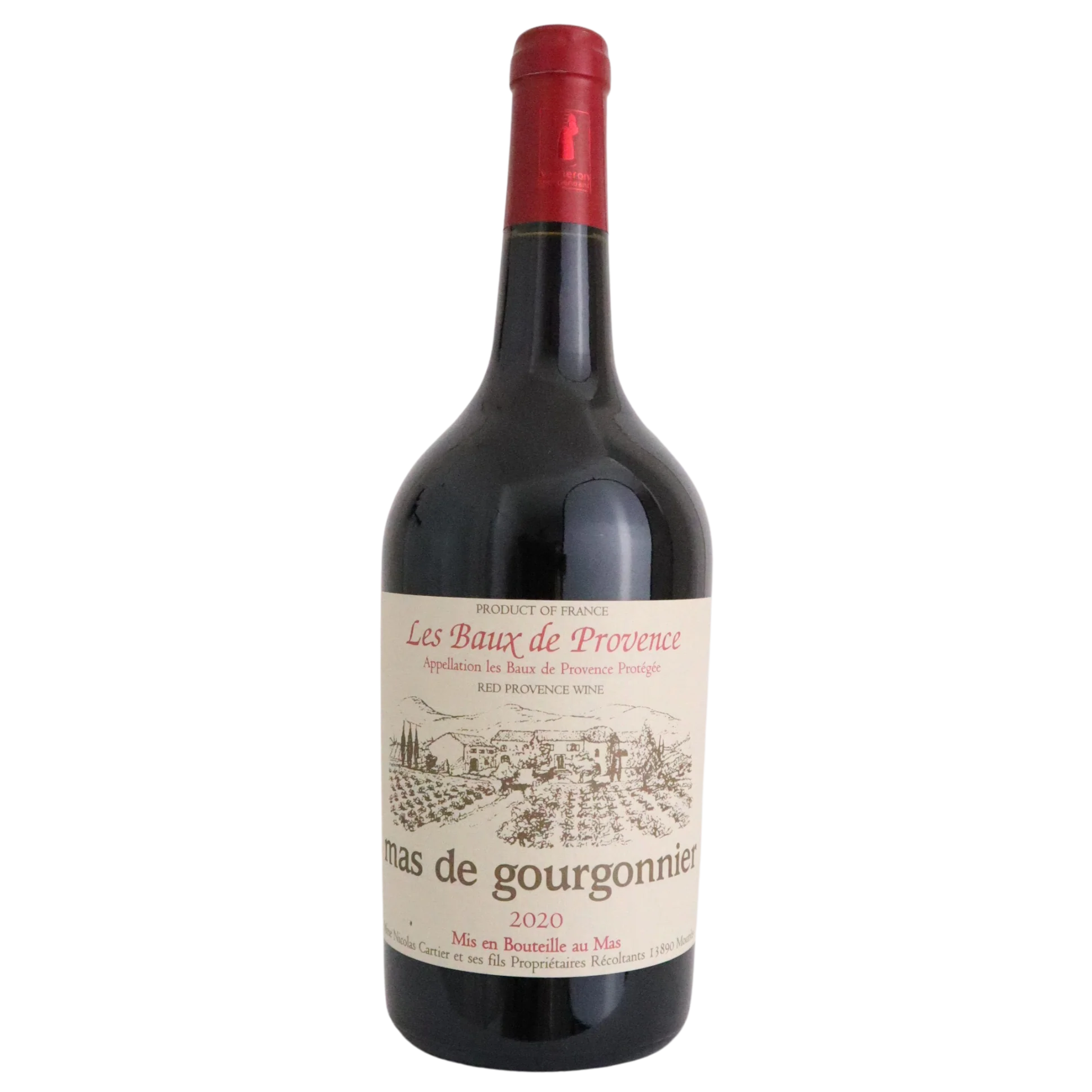 2021 Mas de Gourgonnier Rouge, Les Baux de Provence, France