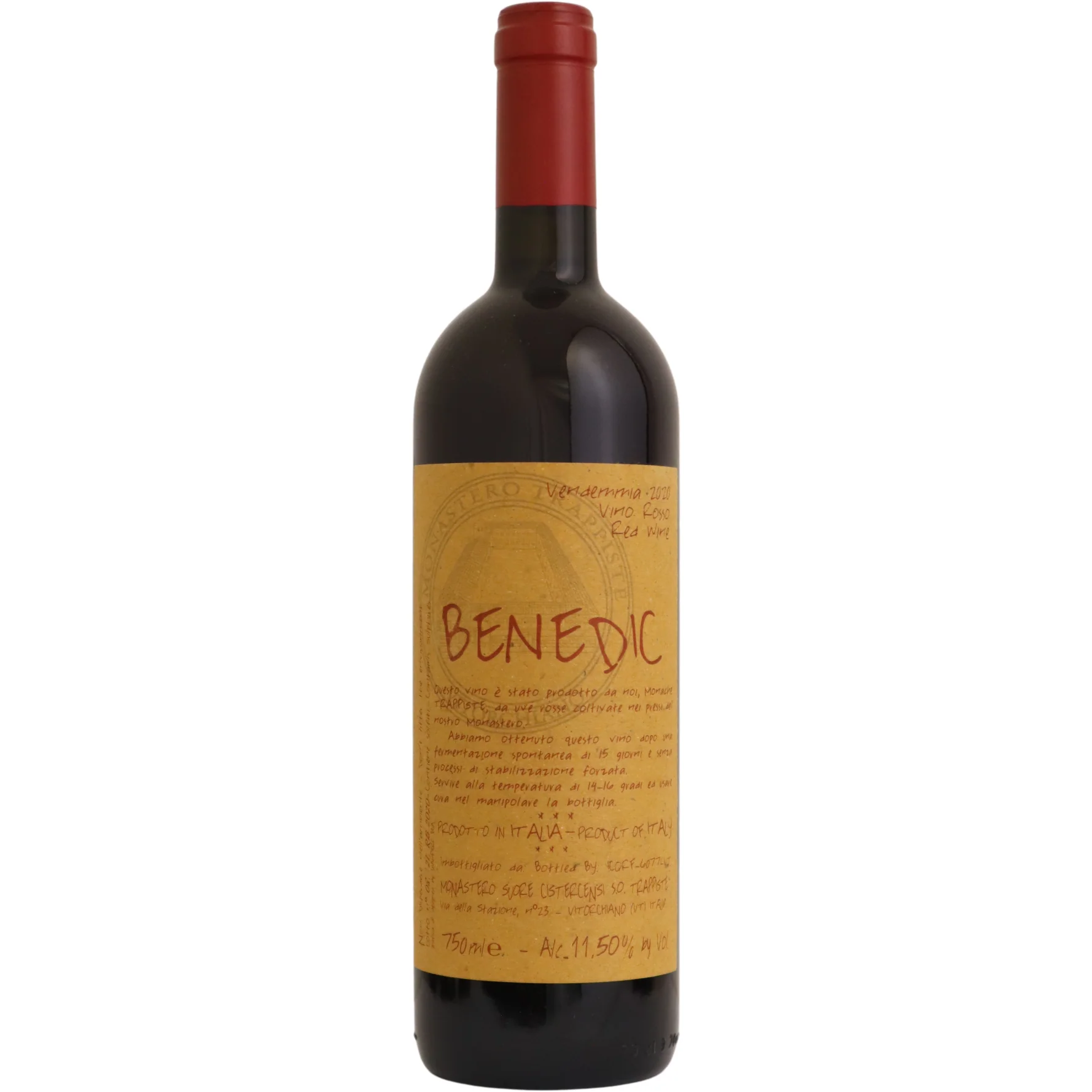 2024 Monastero Suore Cistercensi "Benedic" Rosso, Lazio, Italy