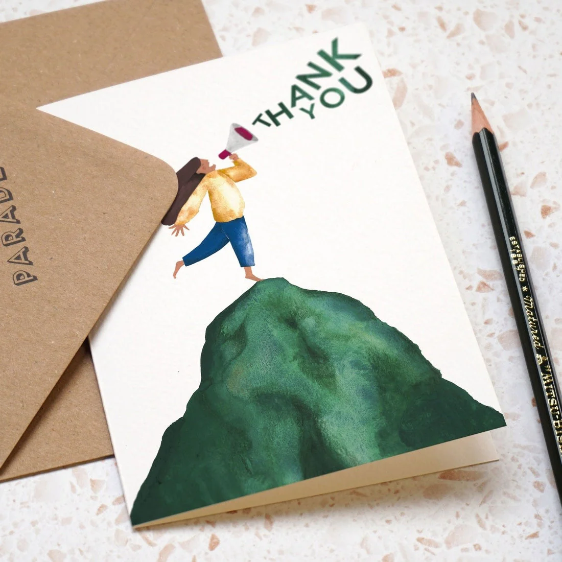 Mountaintop Thank You Card - Image 2