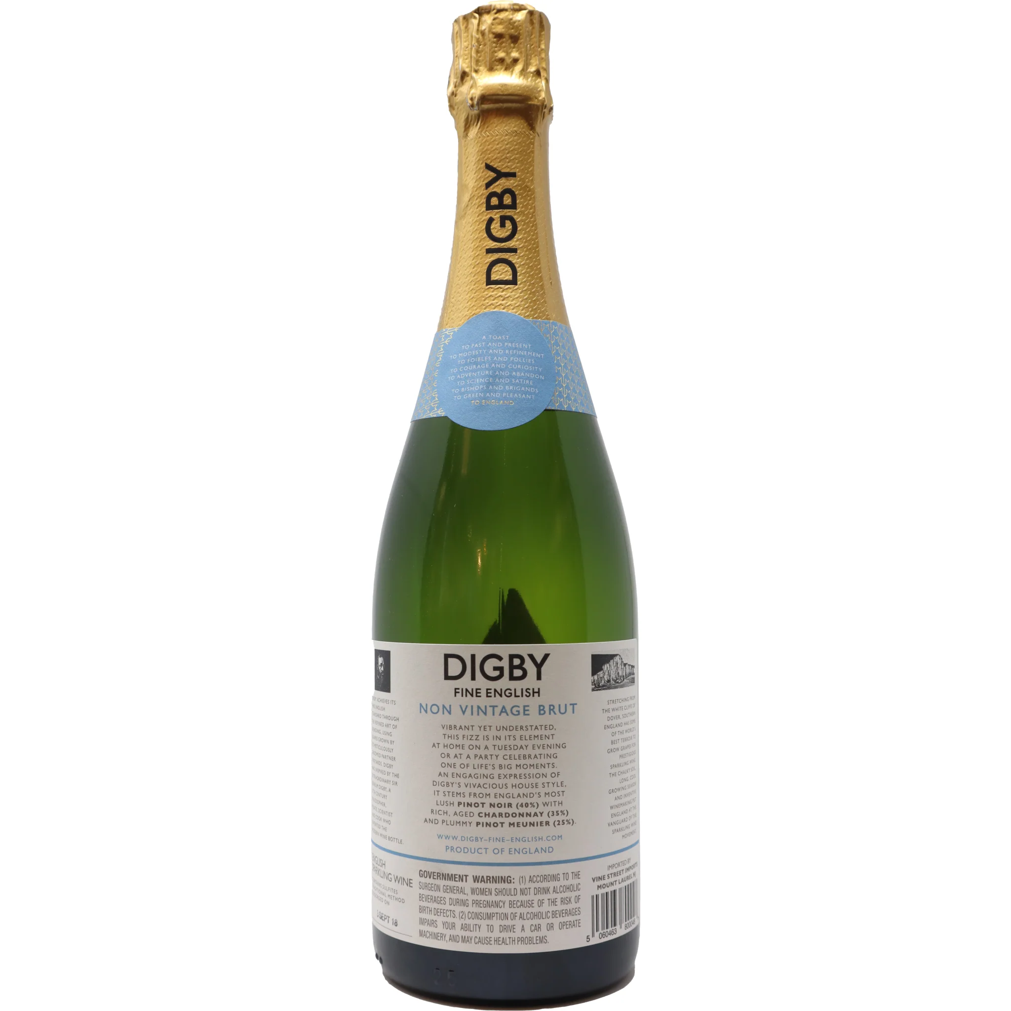 NV Digby Fine English Brut, Sussex, England - Image 3