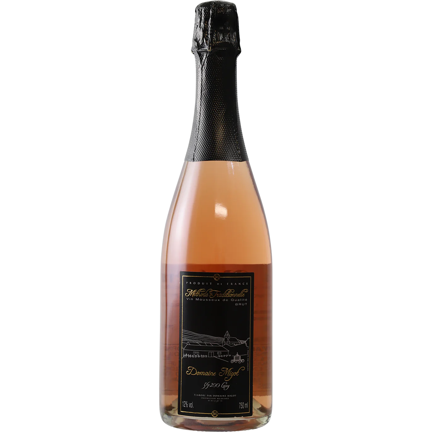NV Domaine Migot "Méthode Traditionnelle" Brut Rosé, Lorraine, France