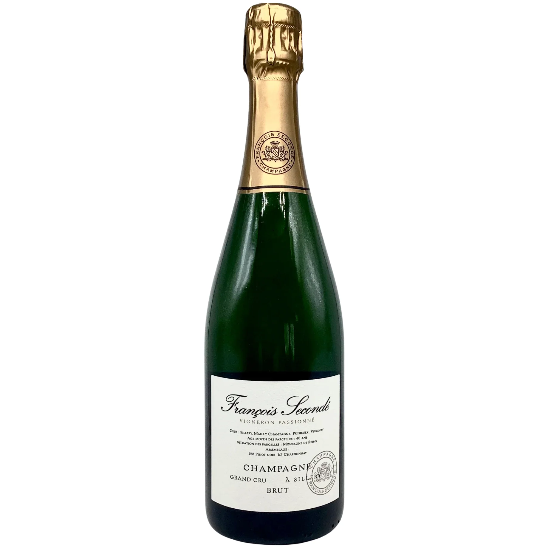 NV Francois Secondé Sillery Grand Cru, Champagne, France
