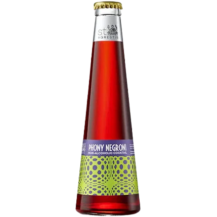 St Agrestis "Phony Negroni" Cocktail, Non-Alcoholic Cocktail, New York, USA  (200ml bottle)