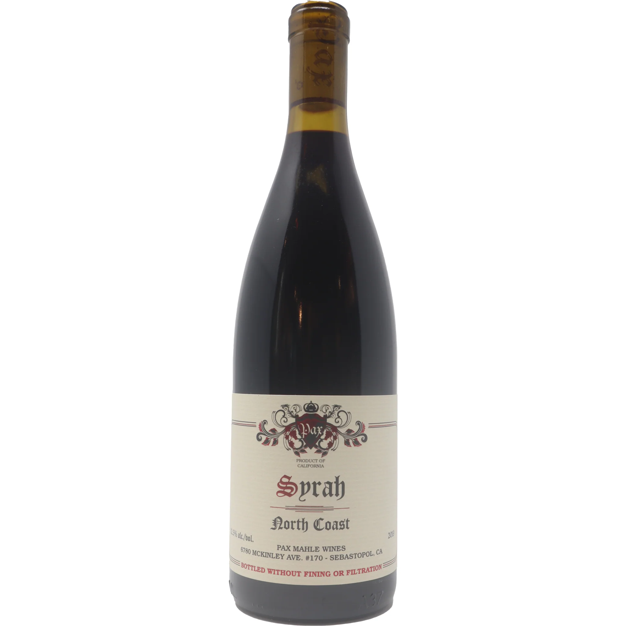 2021 Pax "North Coast" Syrah, California, USA