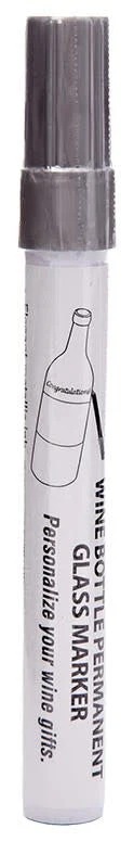 Silver Wine Bottle Marker