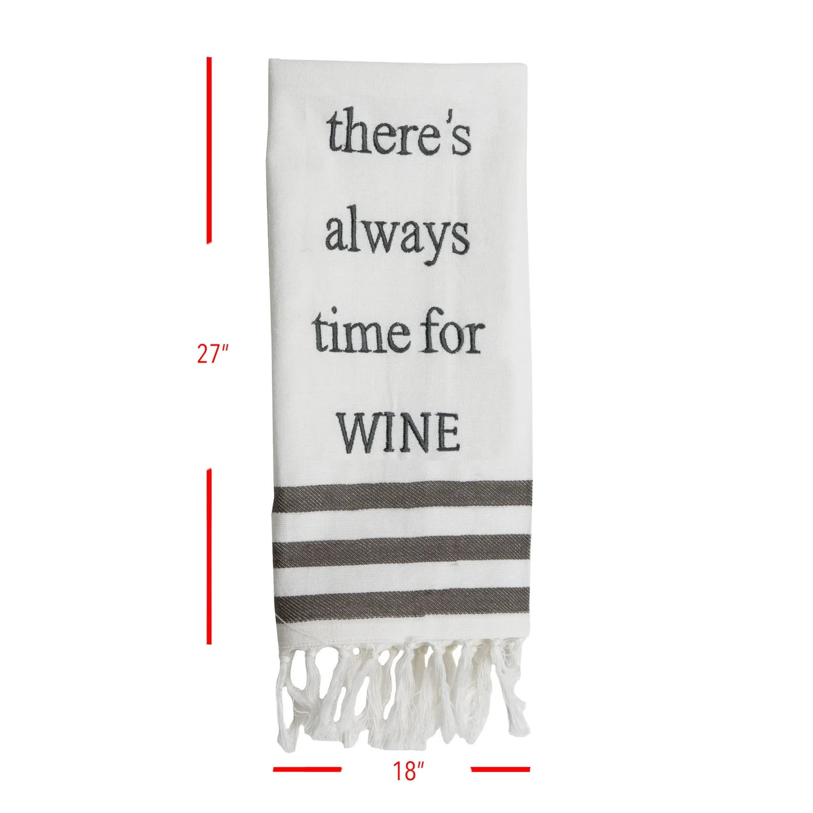 Foreside "Time For Wine" Tea Towel - Image 2