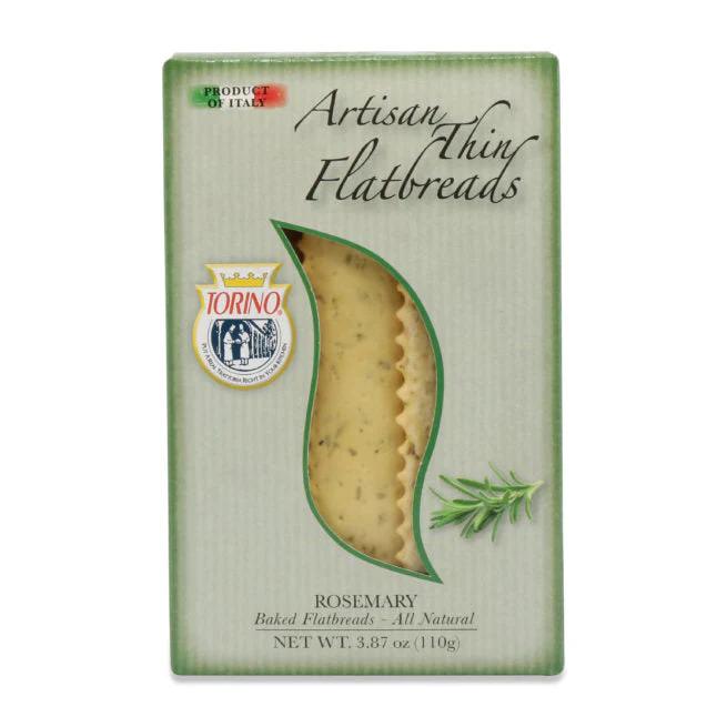 Torino Artisan Thin Flatbreads, Rosemary, 3.9oz