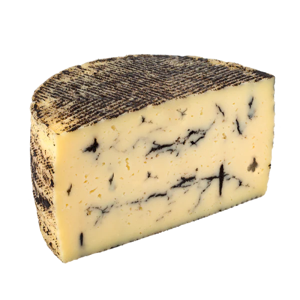 Vega Sotuelamos Cured Sheep Cheese with Truffles, 0.5lbs - Image 2
