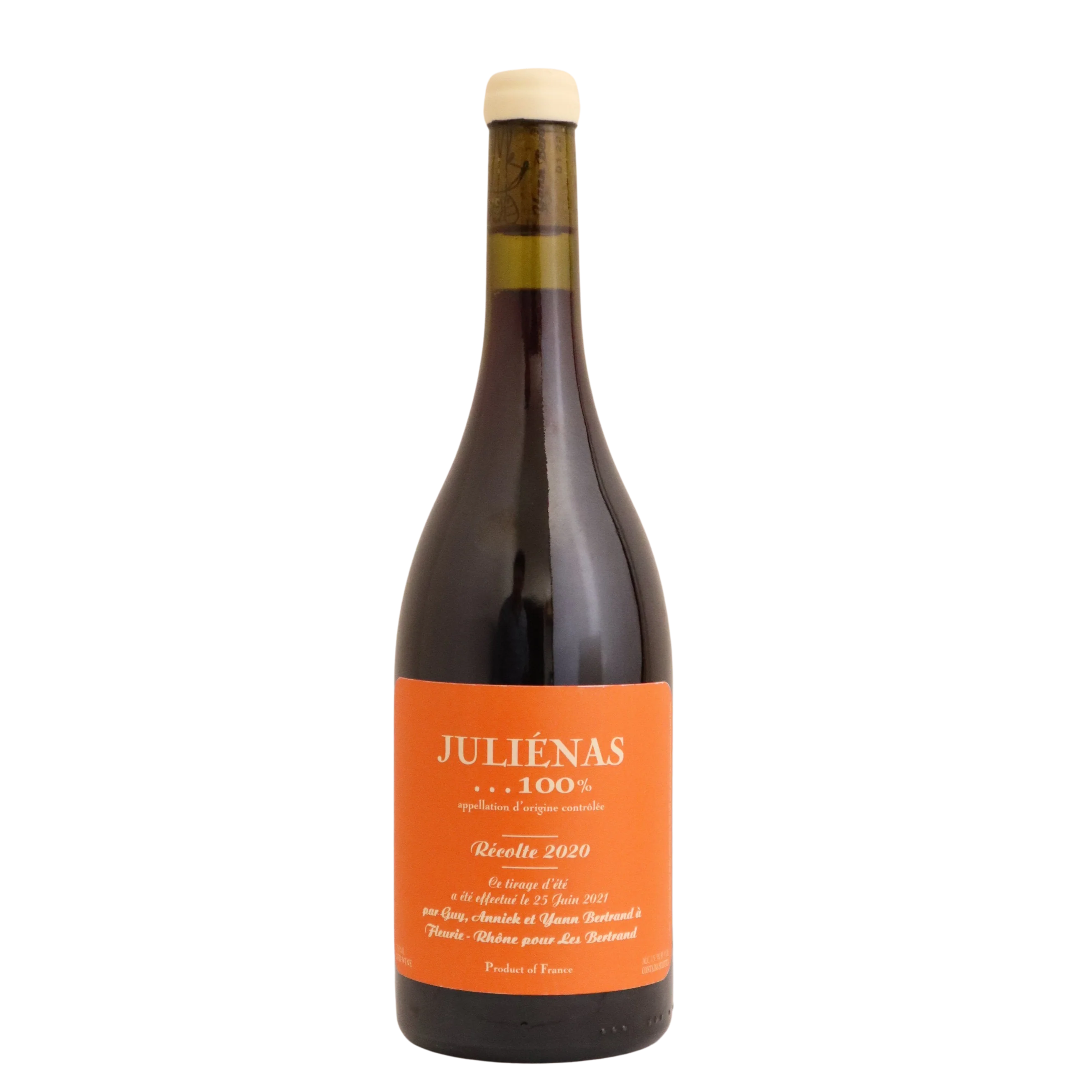 2022 Yann Bertrand Juliénas “...100% ”, Beaujolais, France